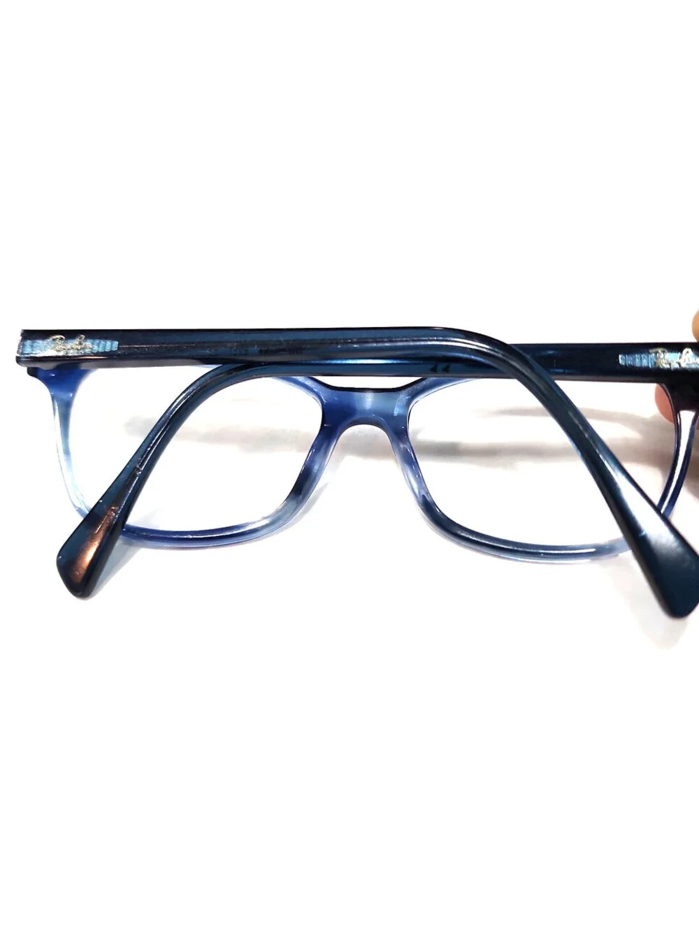 Ray Ban RB5362 8067 Glossy Blue Fade Square Eyeglasses Frame 52-17 140